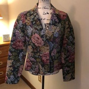 Liz Claiborne Crazy Horse Jacket Blazer L Large